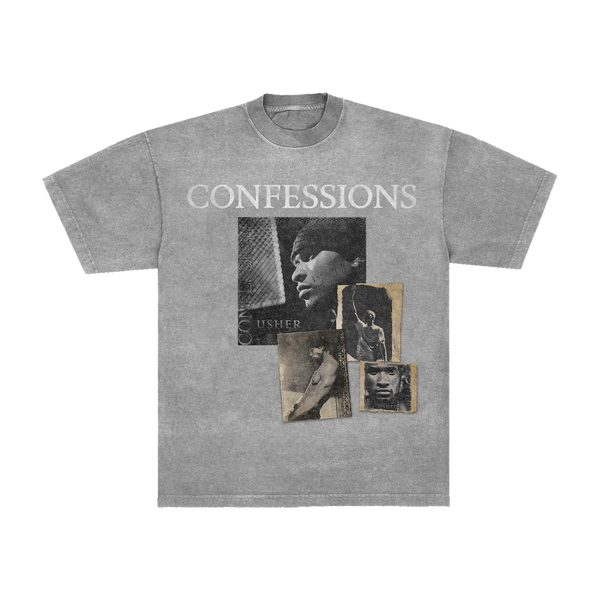 CONFESSIONS GREY TEE – Usher UK